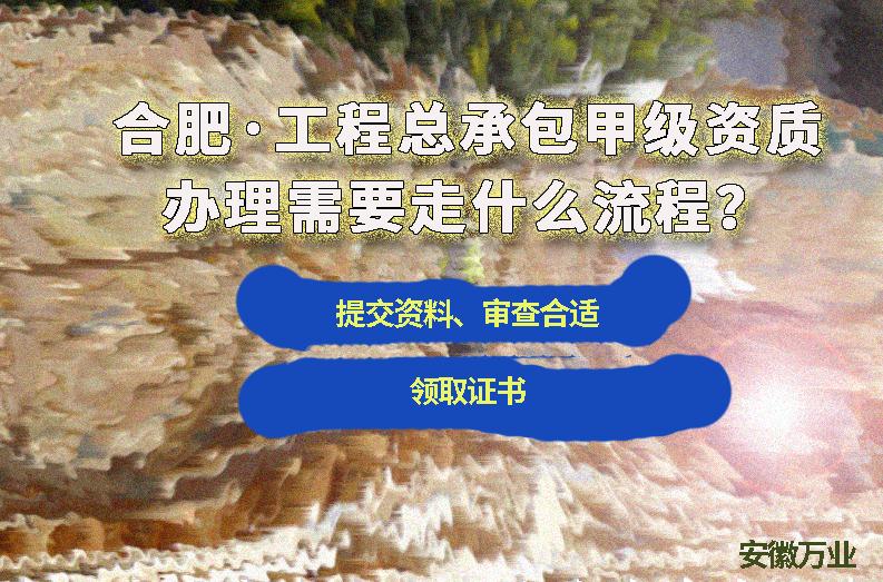 合肥工程總承包甲級資質(zhì)辦理需要走什么流程？